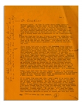 Hunter S. Thompson Letter Signed -- ''...My ambition now is to ride the bike to the NCAA basketball finals and then load up on LSD for all four games...''